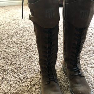 GANT Leather Lace Up Boots